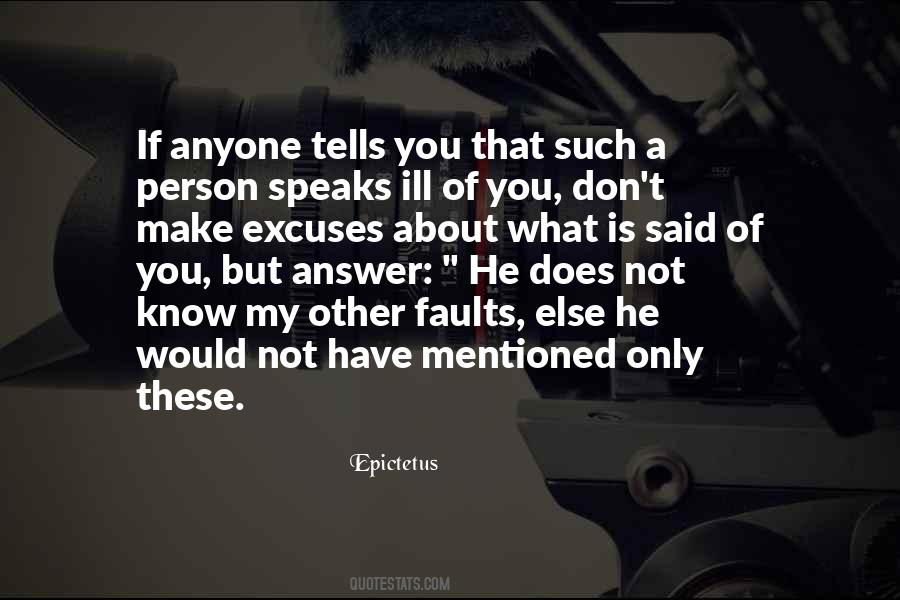 Know Your Faults Quotes #700087