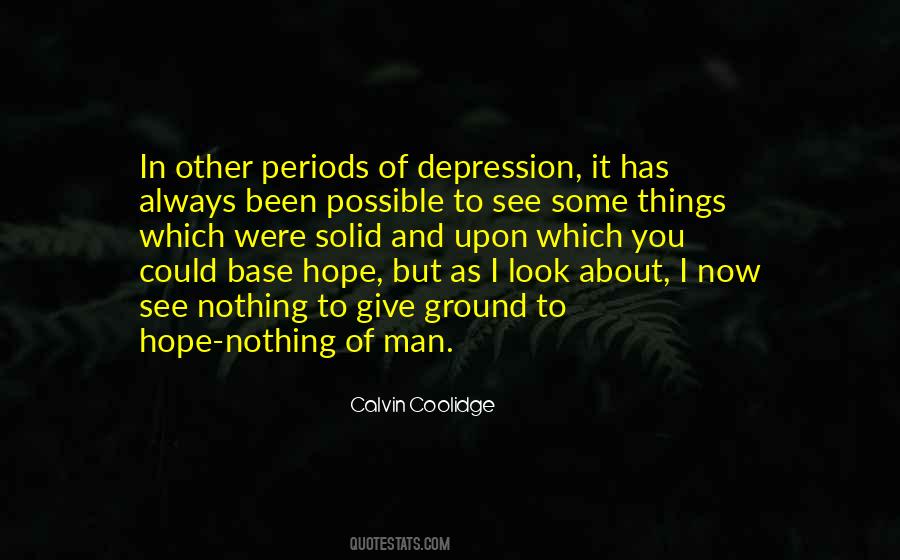 Hope Depression Quotes #1120516