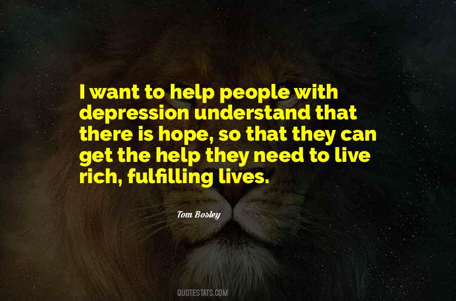Hope Depression Quotes #1463774