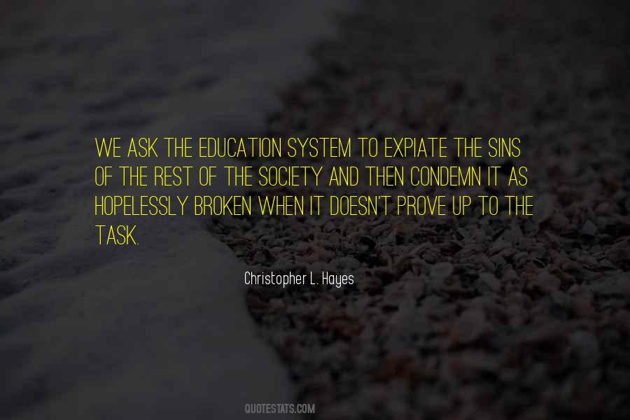 Broken System Quotes #1276635