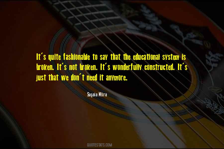 Broken System Quotes #1655791