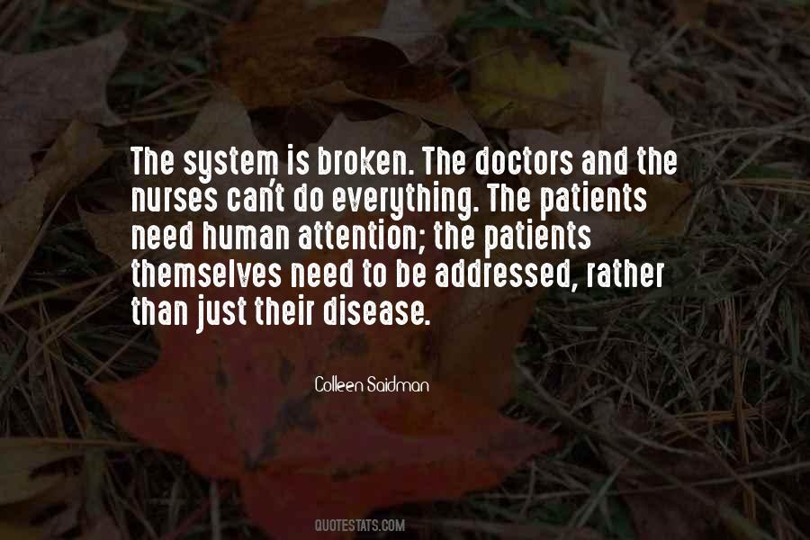 Broken System Quotes #927212