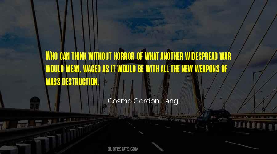 Quotes About Horror Of War #1301703