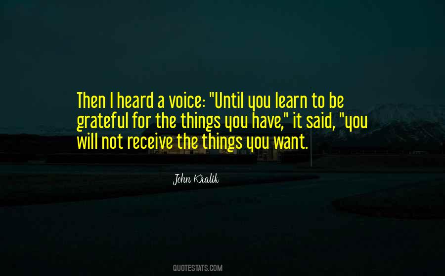 Learn To Be Grateful Quotes #133323