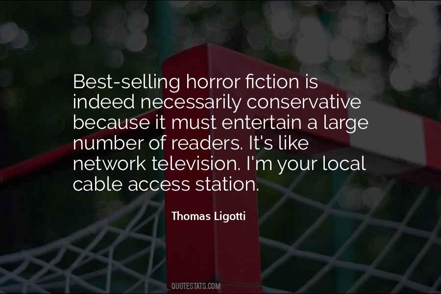 Quotes About Horror Fiction #1442527