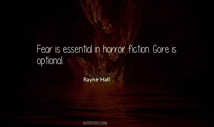 Quotes About Horror Fiction #1712705