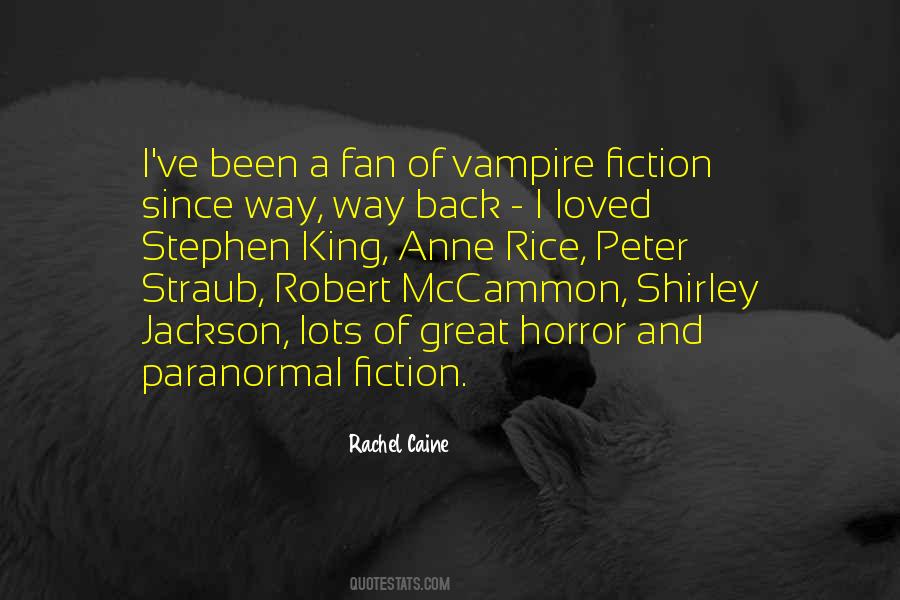 Quotes About Horror Fiction #336232