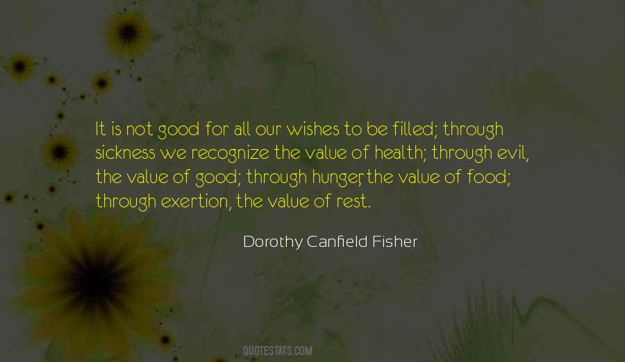 Food Value Quotes #921099