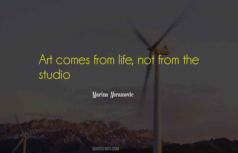 Studio Art Quotes #763136
