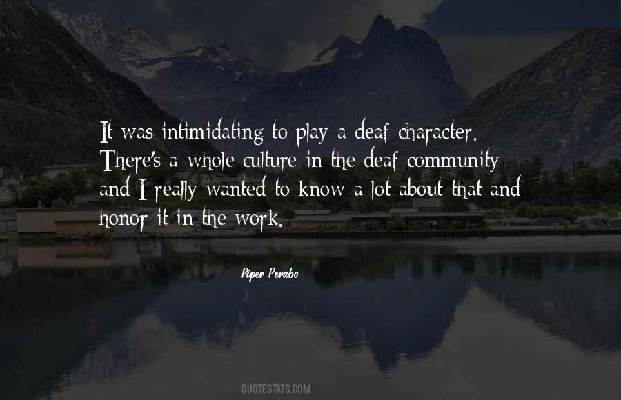 Quotes About The Deaf Community #132168