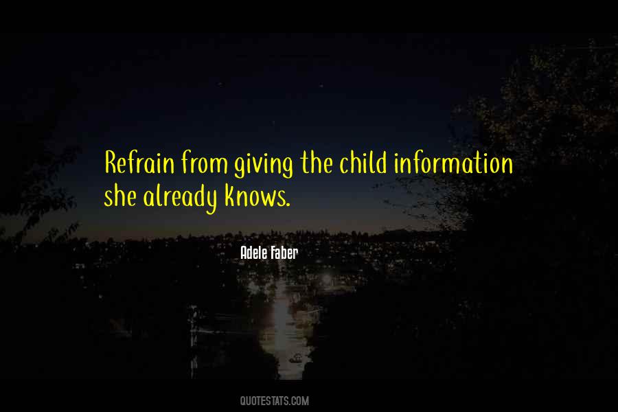 Quotes About Giving Information #1823046