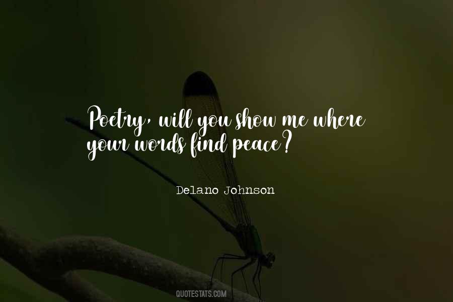 Peace Poetry Quotes #1188621