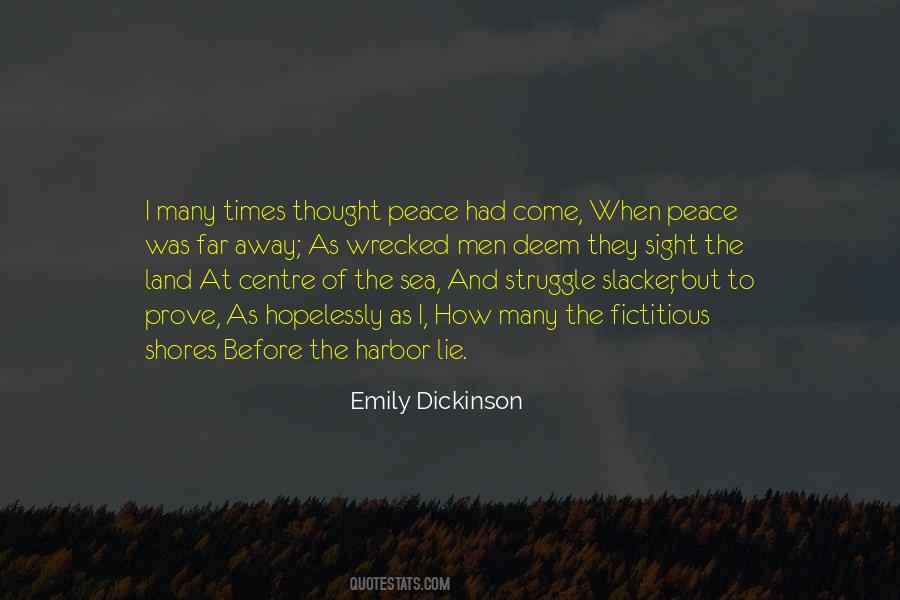 Peace Poetry Quotes #1481530