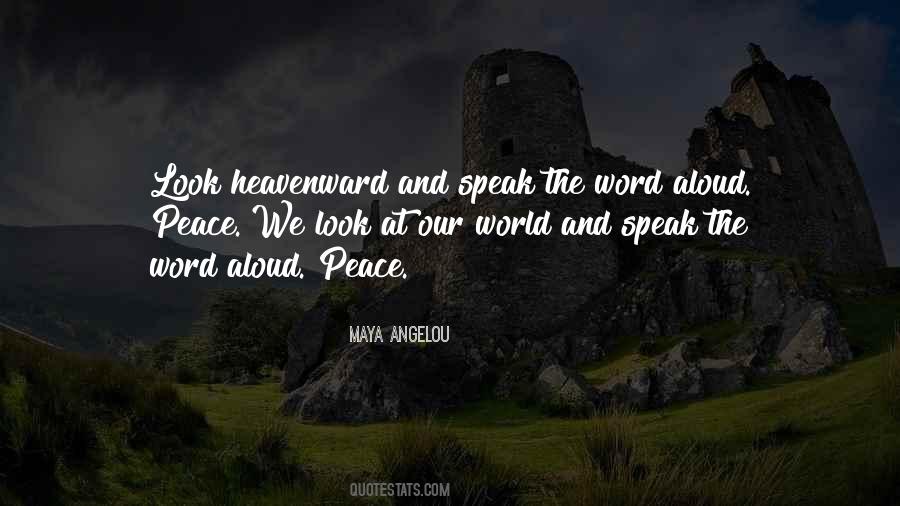 Peace World Quotes #284054