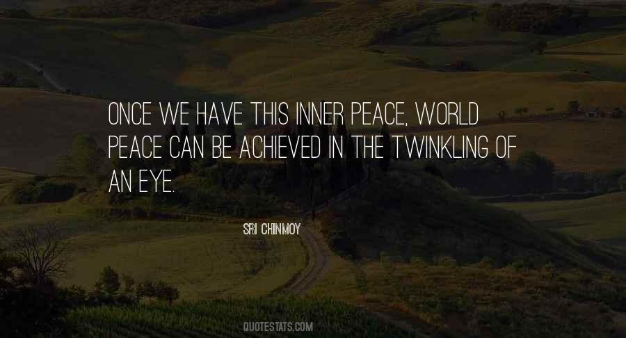 Peace World Quotes #994110