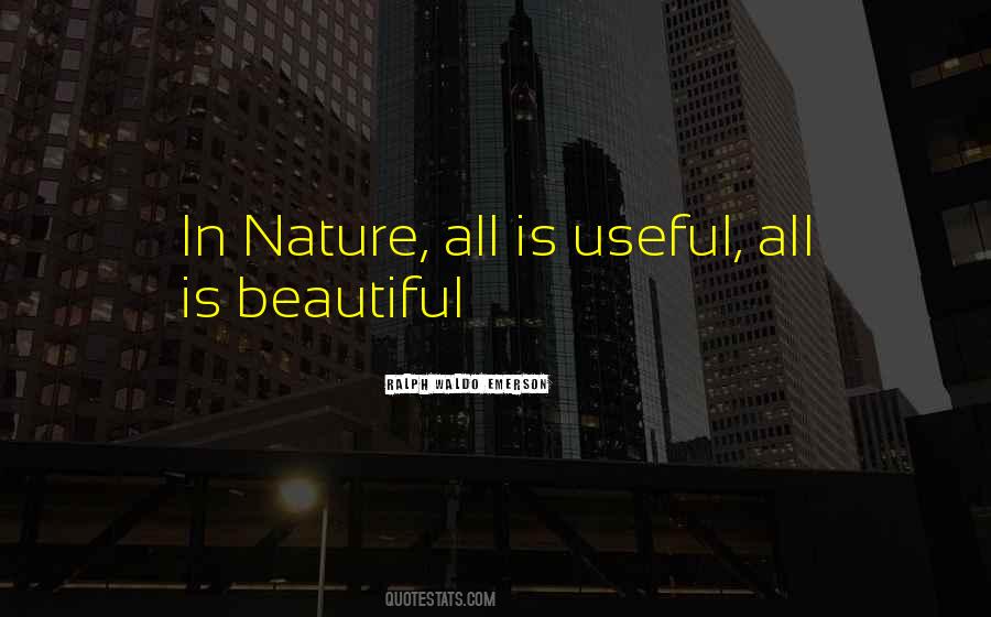Nature Is Beautiful Quotes #808135