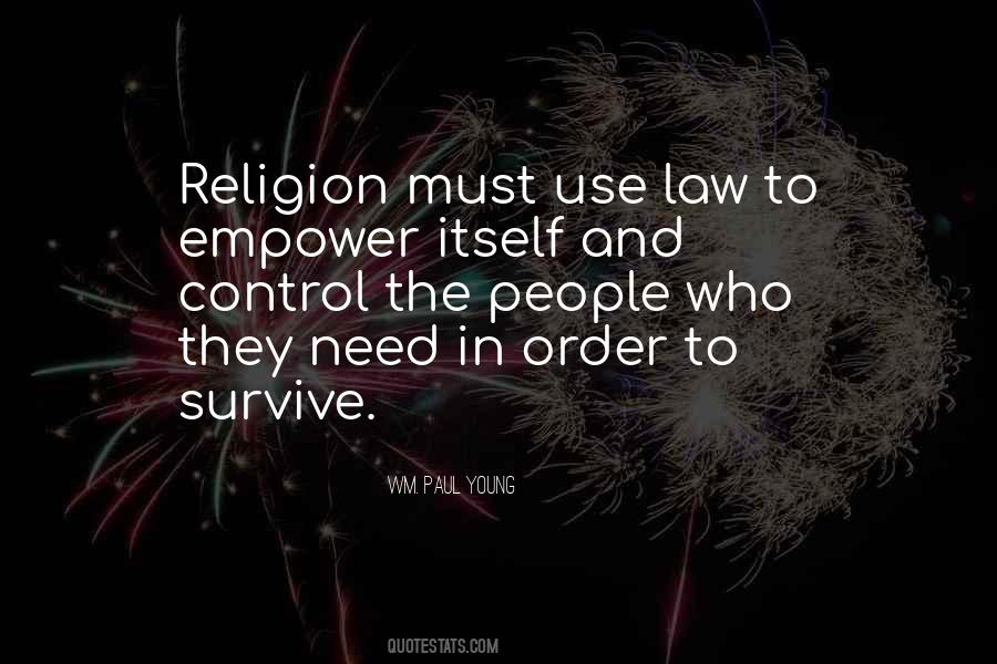 Religion Control Quotes #1769321
