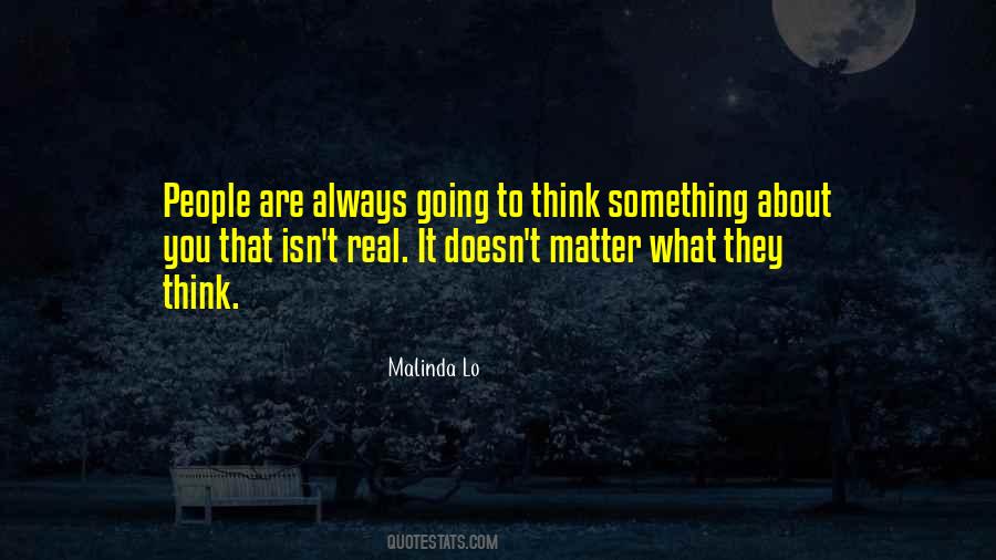 Think Something Quotes #287386