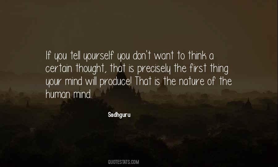 Human Mind Nature Quotes #132377