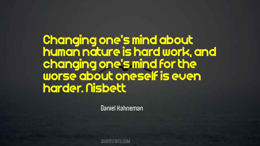 Human Mind Nature Quotes #895210