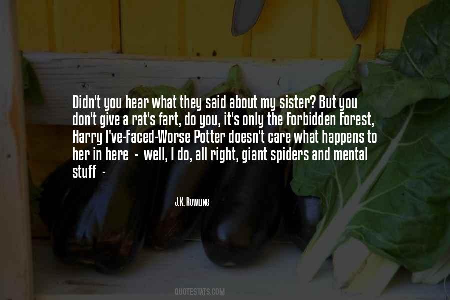 I Care About Her Quotes #1569658