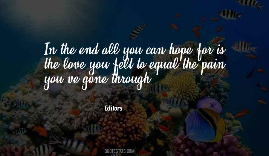 Hope End Quotes #1095455