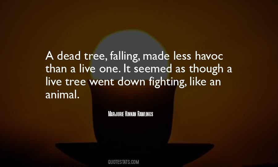 Tree Falling Quotes #361774