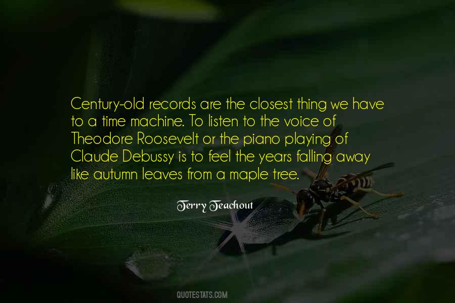 Tree Falling Quotes #968419