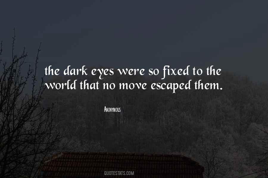 Eyes So Dark Quotes #436461