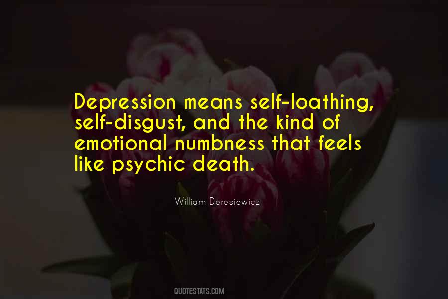 Death Depression Quotes #1629789