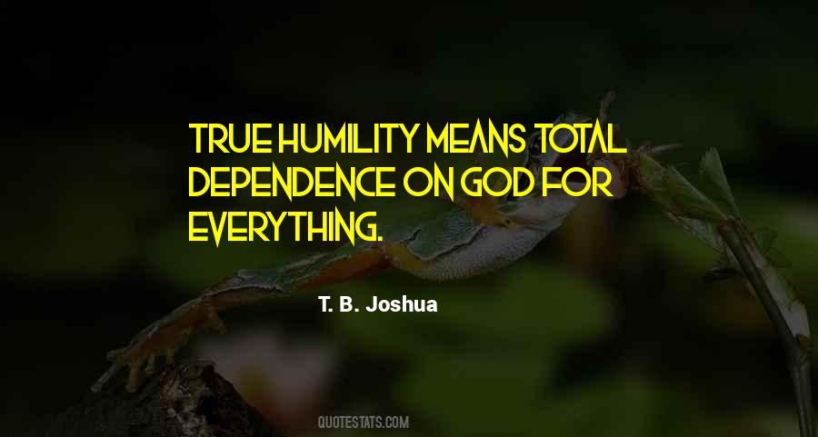 God Humility Quotes #1667231