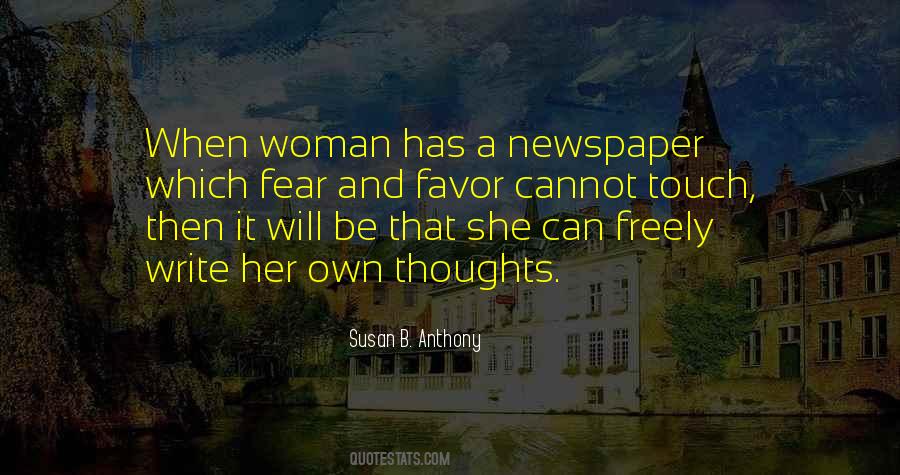 Without Fear Or Favor Quotes #954698