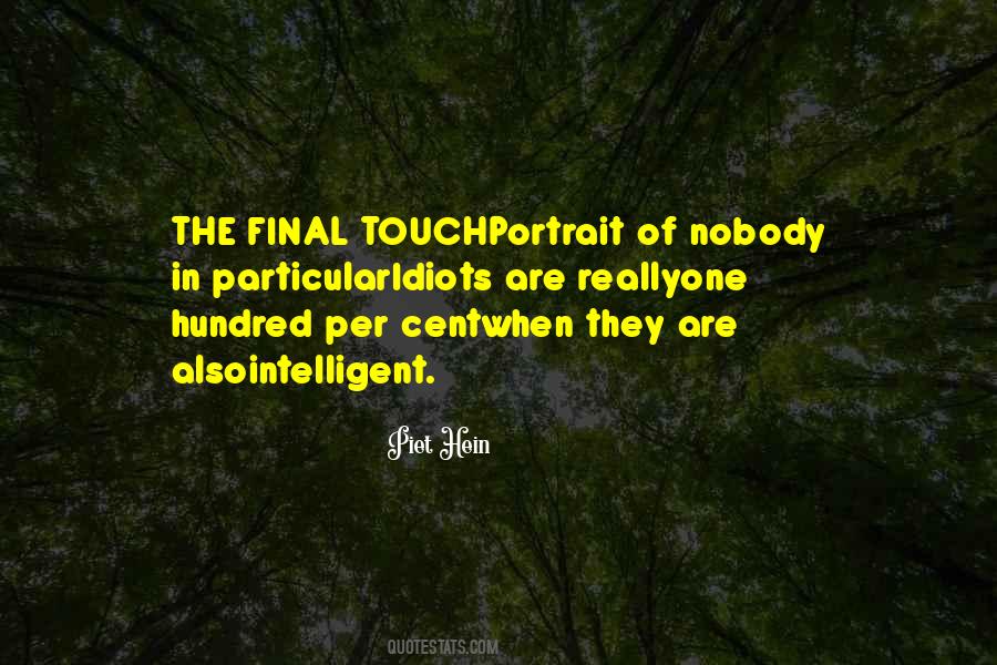 Final Touch Quotes #210543