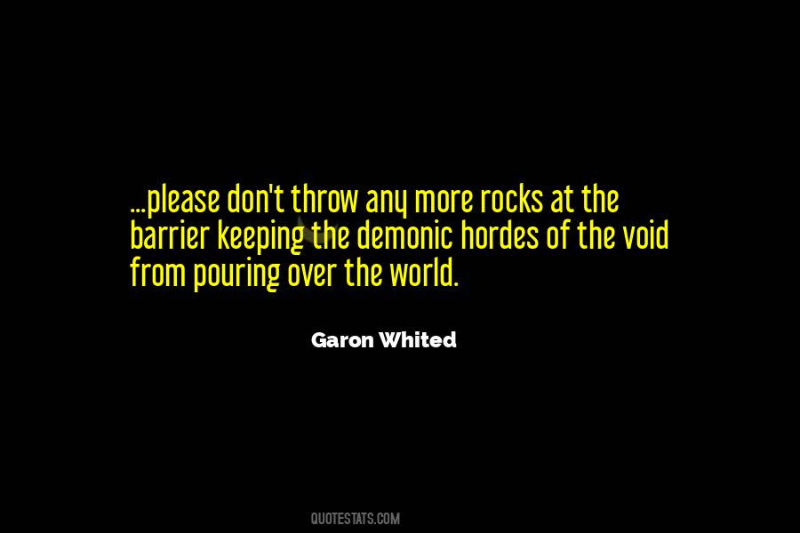 Quotes About Hordes #1095496