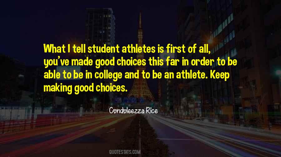 Good Athletes Quotes #1068900