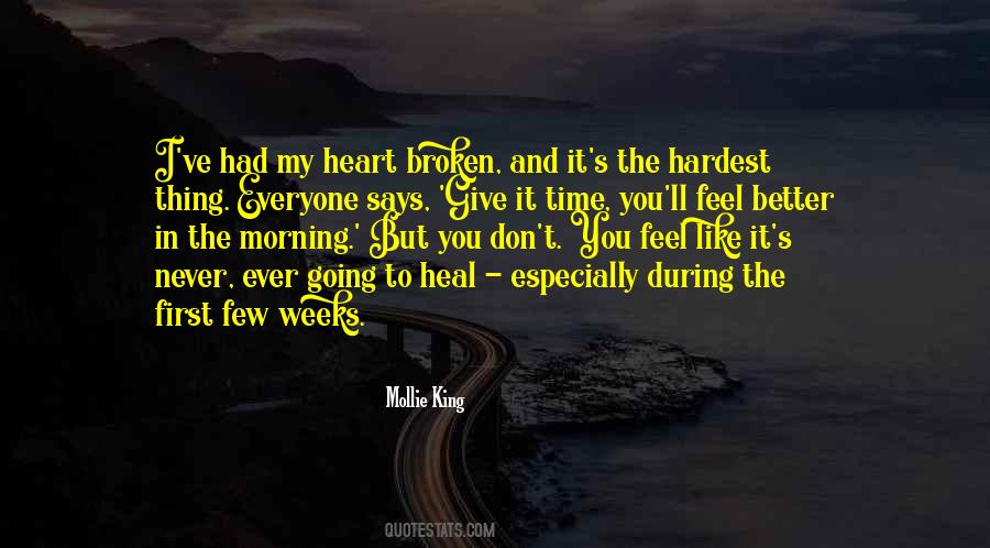Only Time Can Heal Quotes #166907
