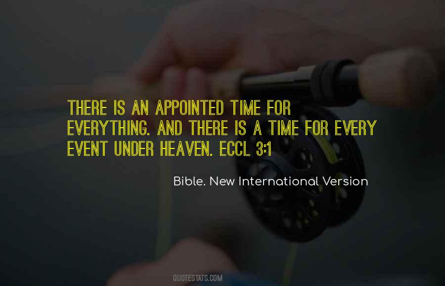 Time Bible Quotes #803369