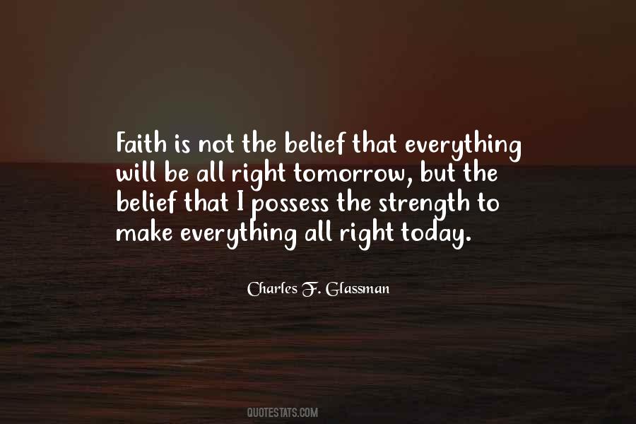 Strength Of Faith Quotes #171316