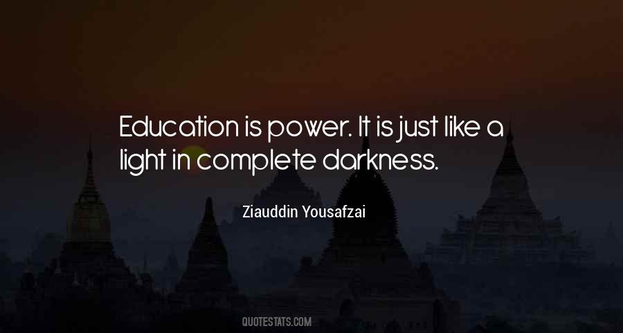 Education Light Quotes #1119476