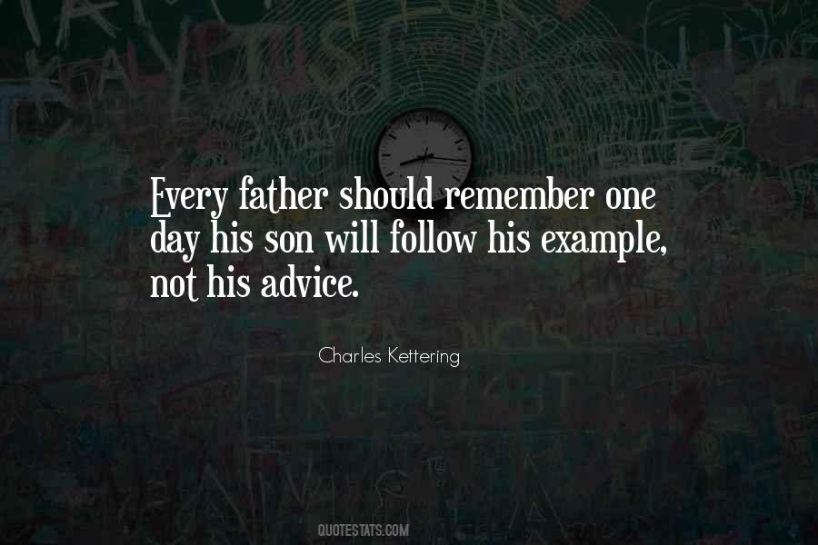 Father Son Advice Quotes #1087647