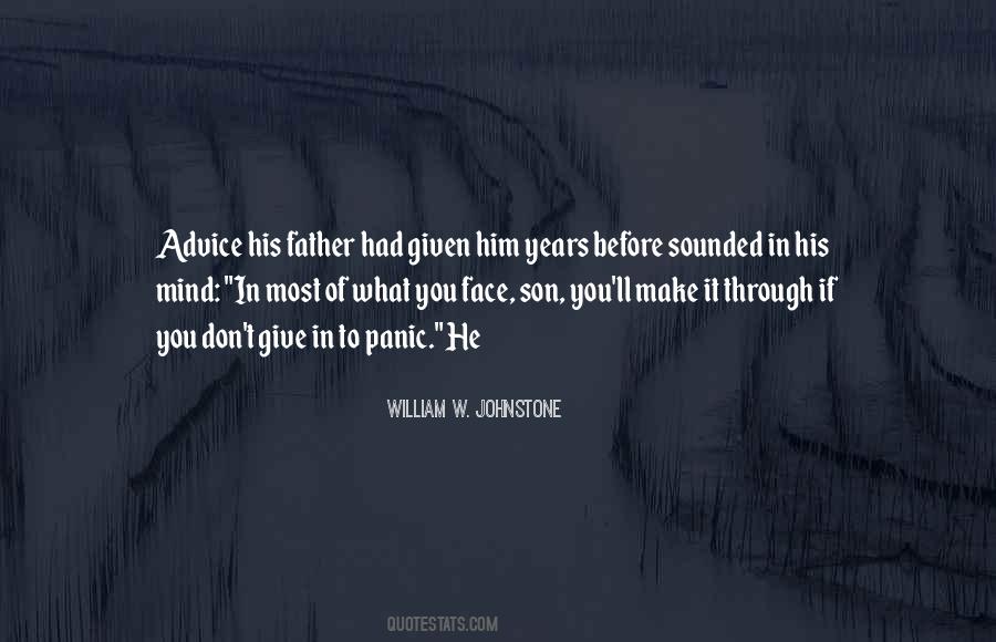 Father Son Advice Quotes #1220703