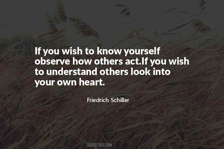 Observe Yourself Quotes #1573274
