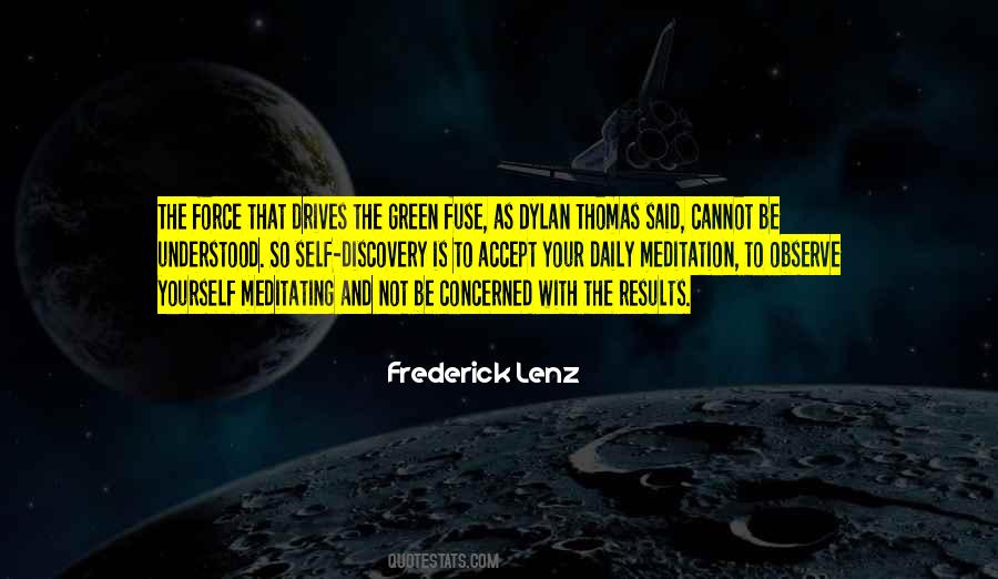 Observe Yourself Quotes #1779771