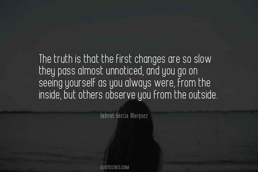 Observe Yourself Quotes #187388