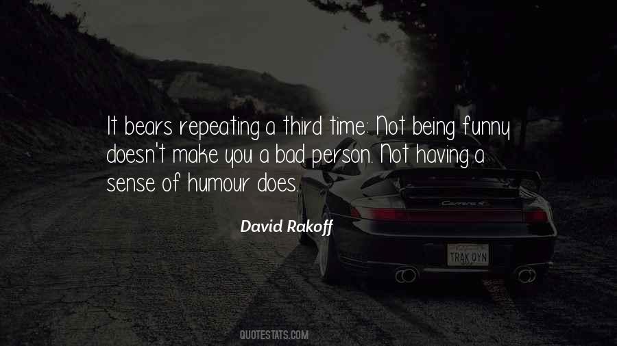 Being A Bad Person Quotes #1648841