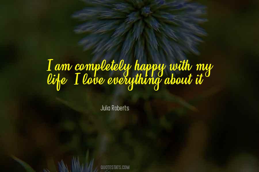 Happy With Life Quotes #1198802