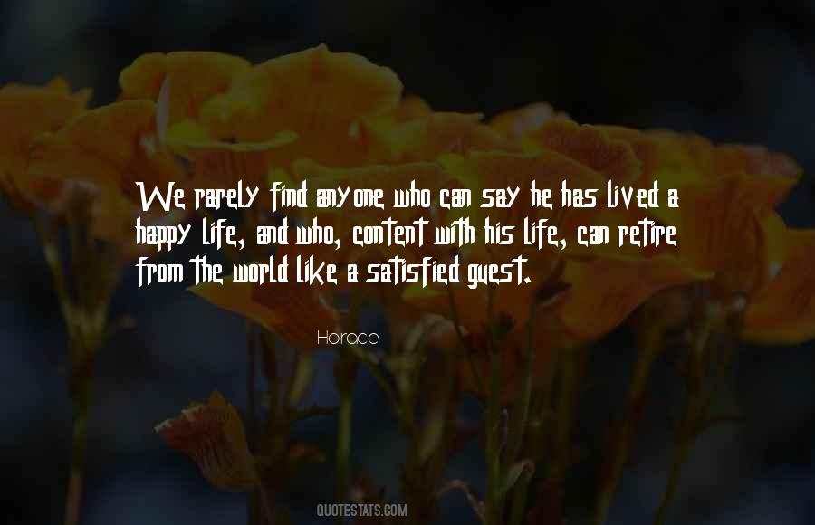 Happy With Life Quotes #297199