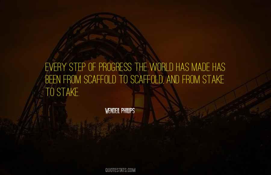 Step By Step Progress Quotes #1003494