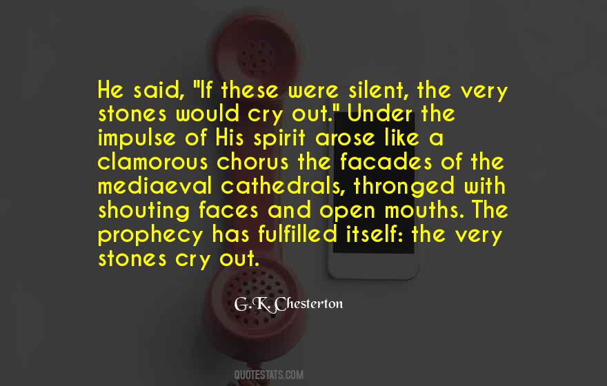 Prophecy Fulfilled Quotes #1546493