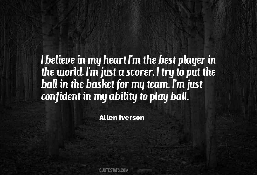 My Best Team Quotes #1193570